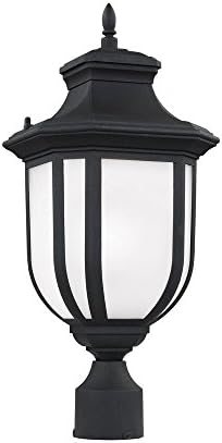 Generation Lighting 8236301EN3-12 One Light Outdoor Post Lantern Black | Lumora