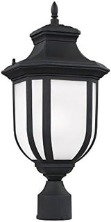Generation Lighting 8236301EN3-12 One Light Outdoor Post Lantern Black | Lumora