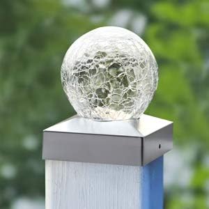 SUNNYPARK Solar Fence Post Cap Light, 4x4, Color Changing, Waterproof, Outdoor, Wooden or Vinyl Post, Garden | Lumora