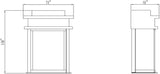 Design House Fairview Integrated LED Wall Sconce, Oil Rubbed Bronze, 180364 | Lumora
