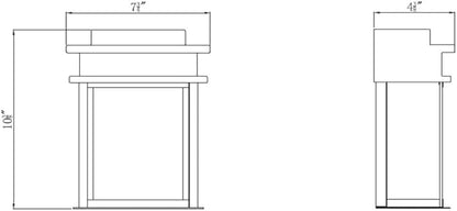 Design House Fairview Integrated LED Wall Sconce, Oil Rubbed Bronze, 180364