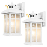2 Packs Motion Sensor Outdoor Lights, Outside Light Fixtures for House