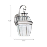 Generation Lighting Lancaster Outdoor Wall Lantern in Polished Brass
