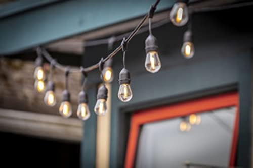 Ignite Color-Changing LED Hanging Café String Lights, 24ft Cord, 12 Lights – Add On
