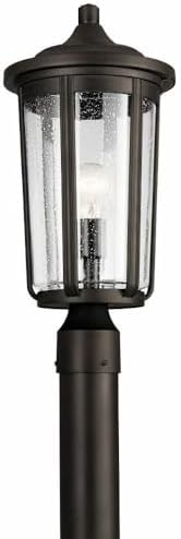 Kichler 49895OZ Transitional One Light Outdoor Post Mount from Fairfield Collection in Bronze/Dark Finish | Lumora