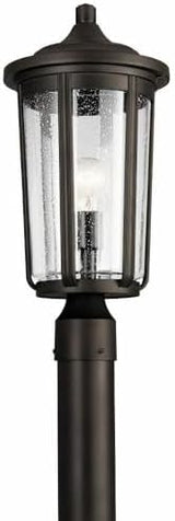 Kichler 49895OZ Transitional One Light Outdoor Post Mount from Fairfield Collection in Bronze/Dark Finish | Lumora