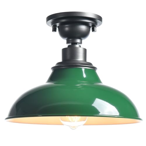 SAMTEEN Industrial Semi Flush Mount Ceiling Light