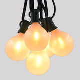 Hometown Evolution, Inc. G50 2" LED White Satin Pearl Outdoor Globe String Lights (Green Wire, 50 ft) | Lumora