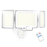 Motion Sensor Outdoor Lights with Remote, 4200LM LED Security Light, White