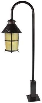 Lights Outdoor IP55 Retro Glass Waterproof Outdoor Pillar Light Vintage Creative Bend Metal Aluminum Lawn Post Light Garden Street Park Villa Decorative Column Lamp E27 Edison Stadium