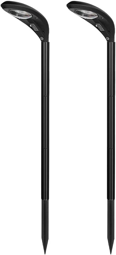 2 Pack Solar Pathway Lights Outdoor Waterproof 12 LED Solar Lights Solar Yard Lights for Garden Patio Yard Landscape Pathway Lawn