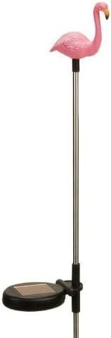 (4 Pack) Solar Outdoor Garden Pathway Stake Red LED Flamingo Yard Light | Lumora