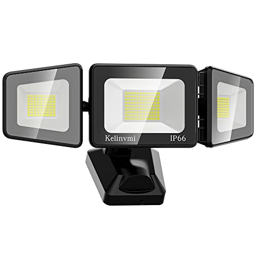 120W LED Flood Lights Outdoor, High Brightness 12000lm LED Security Light, IP66 Waterproof Outside Floodlight 6500K Coldwhite, Exterior Lighting Fixtures for House, Yard, Garden,Playground