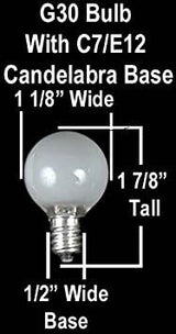 G30 Patio String Lights with 25 Globe Bulbs - Garden Hanging String Lights - Vintage Backyard Patio Lights | Lumora
