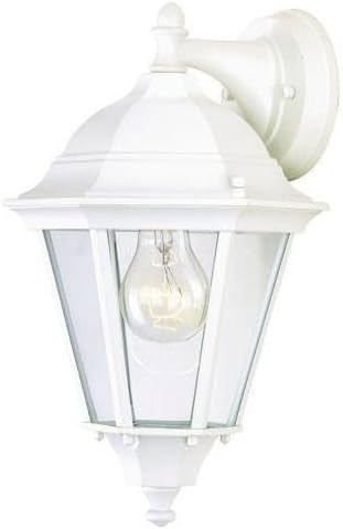 Maxim Westlake-1 Light Outdoor Wall Lantern in Mediterranean Style-9.5 Inches Wide by 24 inches high-White Finish | Lumora