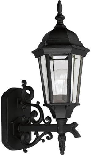 Progress Lighting Welbourne Collection 1-Light Clear Beveled Glass Traditional Outdoor Small Wall Lantern Light | Lumora