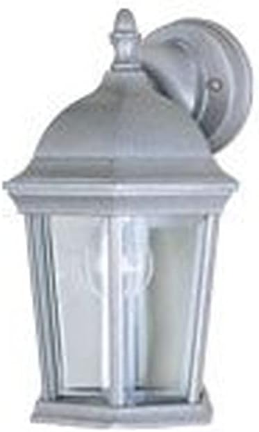 Maxim Cast-One Light Outdoor Wall Mount in Early American Style-8 Inches Wide by 12 inches high-Pewter Finish | Lumora