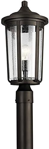 Kichler 49895OZ Transitional One Light Outdoor Post Mount from Fairfield Collection in Bronze/Dark Finish | Lumora