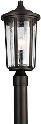 Kichler 49895OZ Transitional One Light Outdoor Post Mount from Fairfield Collection in Bronze/Dark Finish | Lumora