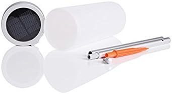 Mooni Solar Garden Lighting - Solar Probe Path Light - Set of Two (2) Lights - one Ground Lamp & one Hanging Lamp