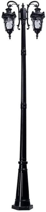 Outdoor Lamp Post Light Lamp Post Lights Outdoor,2-Head Street Light Anti-Rust Aluminum High Pole Light European | Lumora