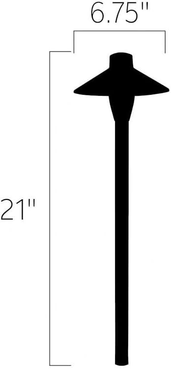 Kichler 1-Light Outdoor Path Light in Centennial Brass, Outdoor Landscape Lighting Fixture for Pathway, Garden and | Lumora