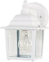 Maxim Cast-One Light Outdoor Wall Mount in Early American Style-5.5 Inches Wide by 8.5 inches high-White Finish | Lumora