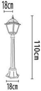 LaseVe Lights Outdoor Pastoral European Waterproof Street Lights Classic Lawn Lights Garden Lights Flowerbeds Road | Lumora