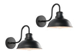Barn Light Outdoor Wall Lights 8" Exterior Lighting Fixtures 2 Pack
