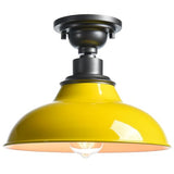 SAMTEEN Macaron Semi Flush Mount Barn Ceiling Light