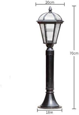 Lights Outdoor Antique Rustproof Aluminum Patio Street Light Industrial Retro Edison E27 Metal Pillar Lamp | Lumora