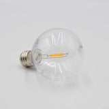 Hometown Evolution, Inc. G50 2" LED Filament Outdoor Patio String Lights with 0.6 Watt Light Bulbs (G50 LED Plastic | Lumora