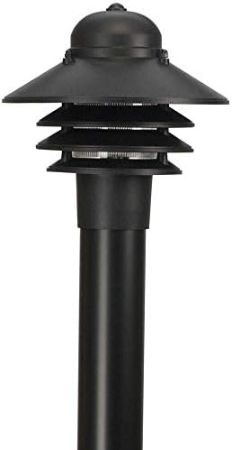 Solus Nautical Outdoor Post Top Light – Bollard Fixture for 3" Pole with LED Bulb, Black or White Finish | Lumora
