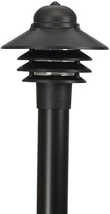 Solus Nautical Outdoor Post Top Light – Bollard Fixture for 3" Pole with LED Bulb, Black or White Finish | Lumora