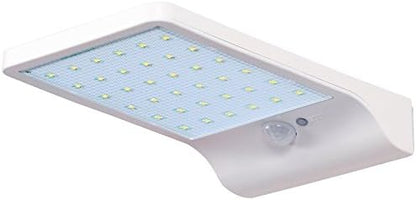 Solar Powered Lights Outdoor, Patio Deck Lights 36 LEDs, Super Bright Outside Waterproof Motion Sensor Lights, Solar Powered Lighting for Yard, Backyard, Pathway & Driveway (White, Wall Sconces Type)