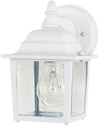 Maxim Cast-One Light Outdoor Wall Mount in Early American Style-5.5 Inches Wide by 8.5 inches high-White Finish | Lumora