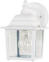 Maxim Cast-One Light Outdoor Wall Mount in Early American Style-5.5 Inches Wide by 8.5 inches high-White Finish | Lumora