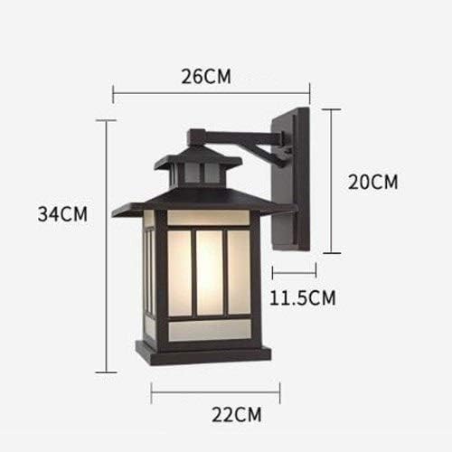 Household Simple Outdoor Wall Lamps,Fashion Victoria Retro Lantern,Waterproof Alumiexpression Artistique M Attic | Lumora
