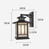 Household Simple Outdoor Wall Lamps,Fashion Victoria Retro Lantern,Waterproof Alumiexpression Artistique M Attic | Lumora