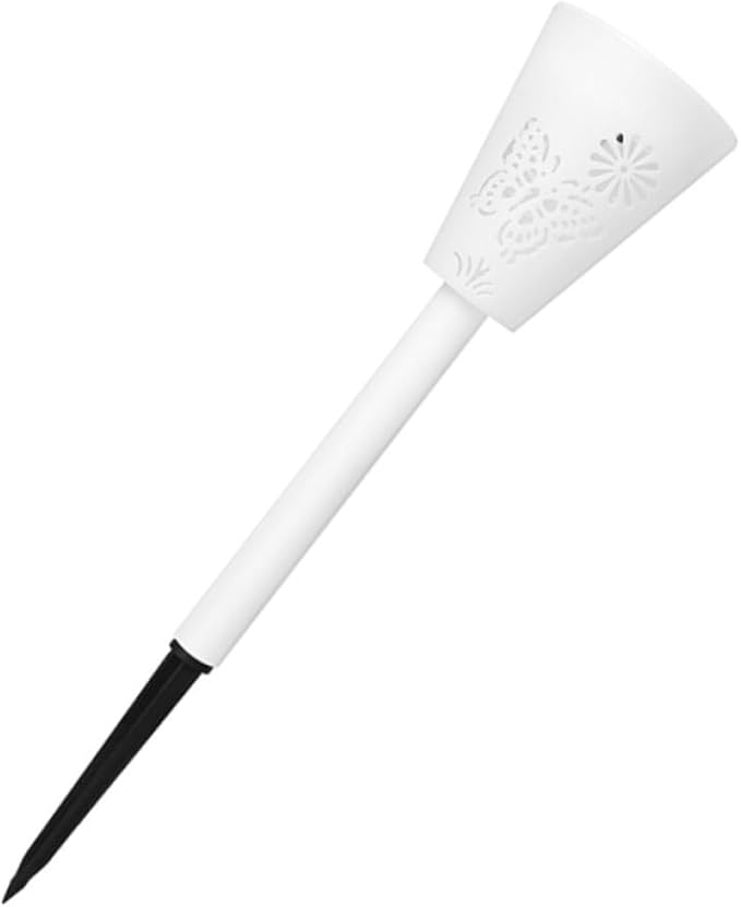 Solar-Powered Stake Lawn Lamp Outdoor Solar Pathway Light Adjustable Bright White and Colorful Modes Garden Yard Stake Lighting for Patio Random Color