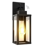 14.6 Inch Motion Sensor Dawn to Dusk Outdoor Sensor Light Fixture Anti-Rust Exterior Wall Lighting Waterproof Outdoor Wall Lantern for Porch Patio Front Door Garage
