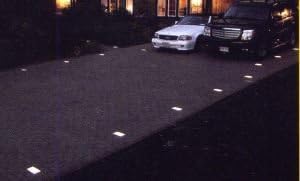 Residential Paver Lights 4" x 8" for Walk, Patio, Driveway, & Pool Deck Installation , 14 Pack Installation Kit