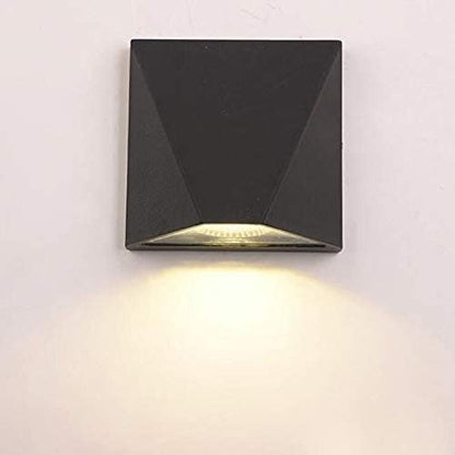 12W LED Outdoor External Wall Sconces Door Gate Light Waterproof Fixture lamp Black Warm White
