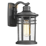 Darkaway Dusk to Dawn Outdoor Porch Wall Light,Outside Wall Mounted Light Seeded Glass Exterior Waterproof Lantern Modern Wall Sconce Lighting for House Front Door Garage
