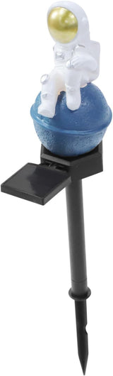 Solar Ground Lamp for Easy Install Outdoor Garden Lights Astronaut Style Decorative | Lumora