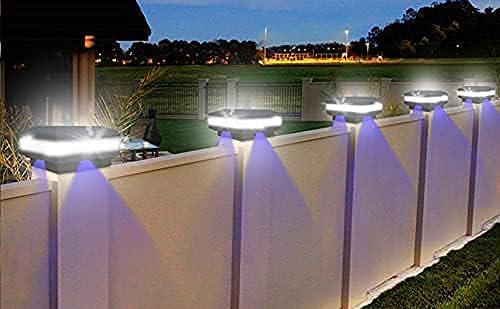 Sumaote Solar Post Cap Light, Outdoor Waterproof LED Solar Post Light Fits 4x4 5x5 6x6 Wooden Posts Fence Lights | Lumora