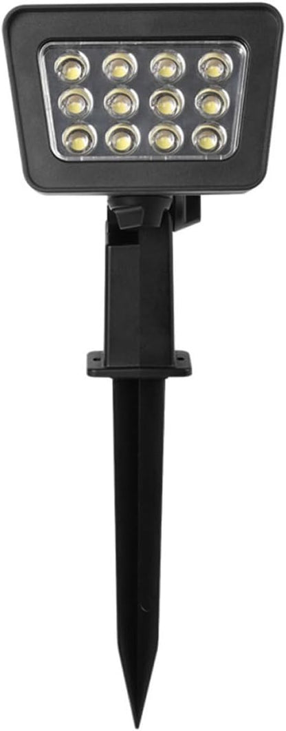 IMIKEYA Solar Powered Lawn Light Landscape Spot Lamp Waterproof Garden LED Path Light Outdoor Yard Ground Stake Lighting