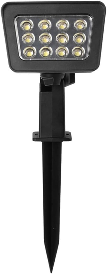 SUPVOX Solar Powered Lawn Light Garden Stake Outdoor Waterproof Solar LED Landscape Spot Lamp for Pathway Lighting in Yard and Garden