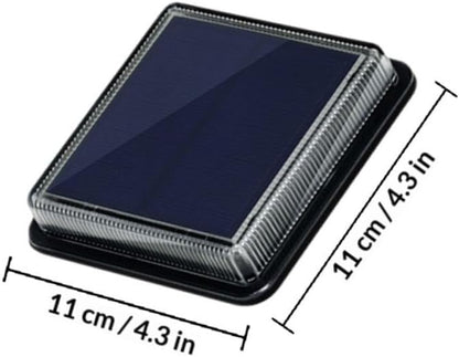 VILLCASE Solar Step Light LED Stair Lamp Waterproof Outdoor Solar Garden Lighting Decorative Landscape Pathway Light for Lawn and Patio