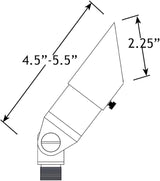 VOLT Top Dog Scotty 12V Cast Brass Mini Outdoor Spotlight (Bronze) for Low Voltage Landscape Lighting of Yard | Lumora